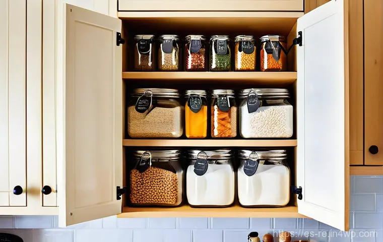 소비자들이 알아야 할 음식 보존 팁 - **Prompt:** A perfectly organized, sparkling clean refrigerator interior, viewed from a slightly ope...