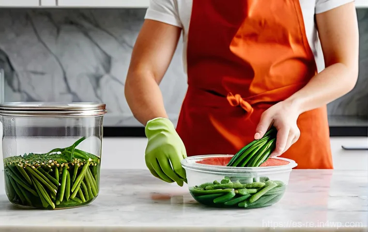 소비자들이 알아야 할 음식 보존 팁 - **Prompt:** A beautifully arranged, brightly lit pantry shelf or section of a kitchen cabinet. The f...